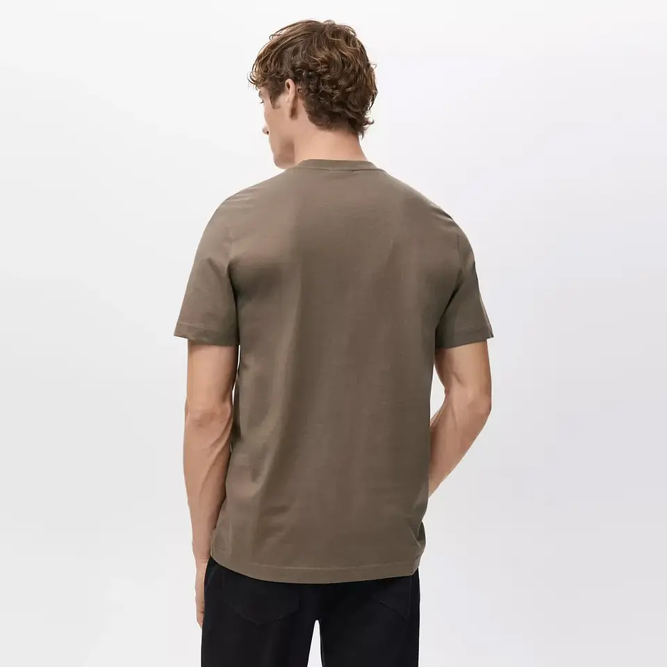 Polera Slim Fit 100% Algodón Hombre Mango Man 3