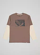 Polera Doble Manga con Focal Print Niño - Miniatura 2