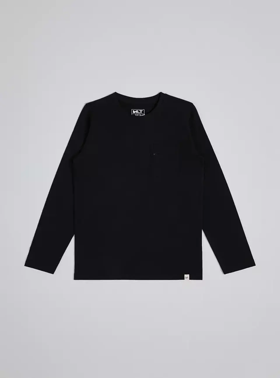 Polera Básica Color Sólido con Bolsillo Niño 2