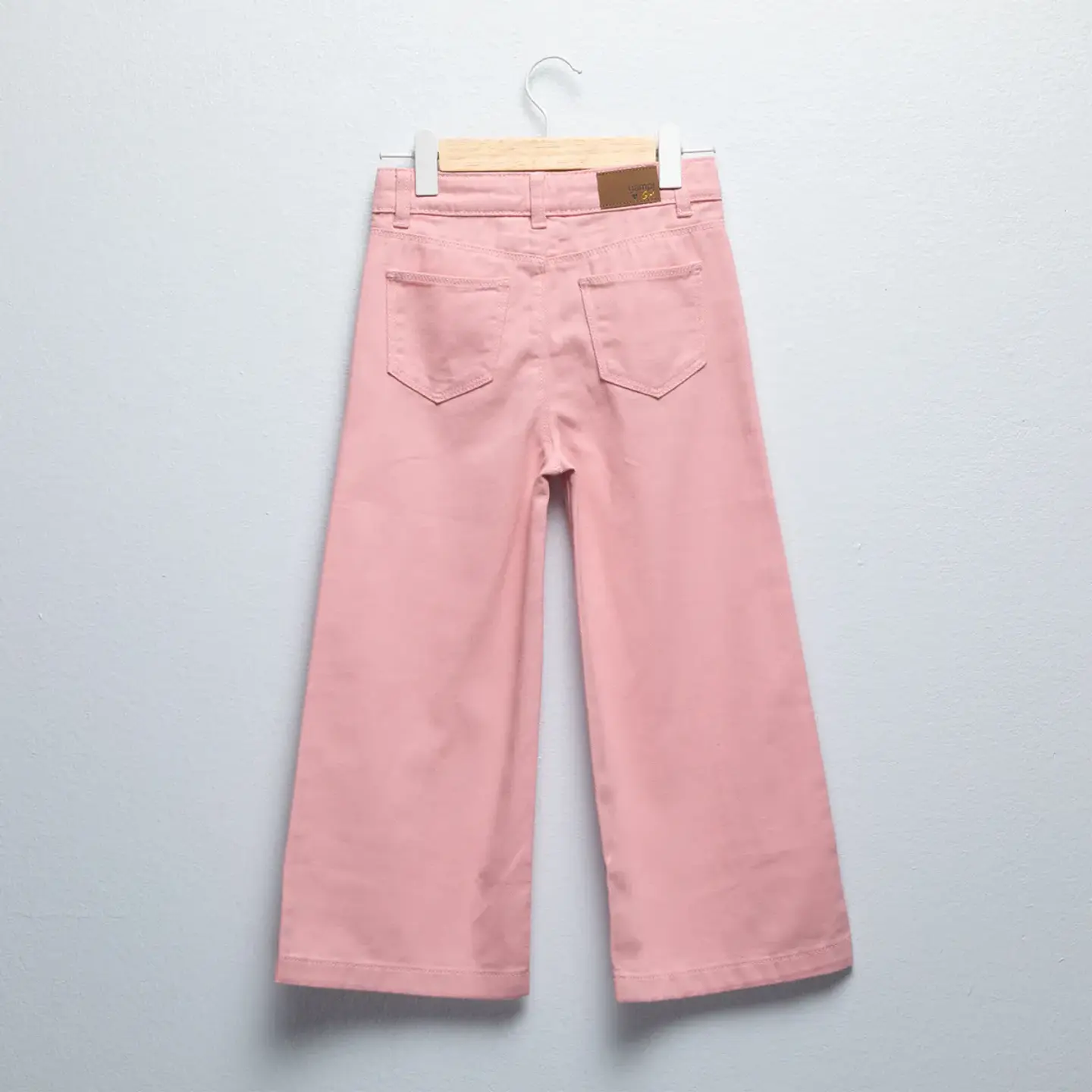 Jeans Wide Leg Yamp Niña Denim Algodón Tiro Medio 2