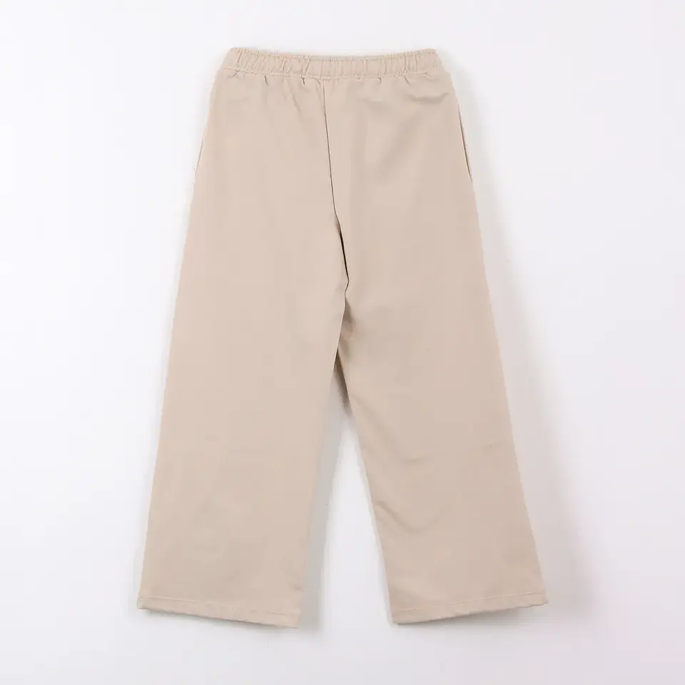 Pantalón de Buzo Niña Stitch & Angel Disney Flare Beige 3