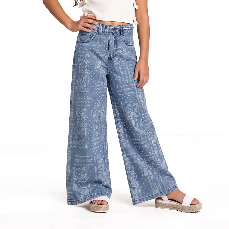 Jeans Ancho Niña Exception 1