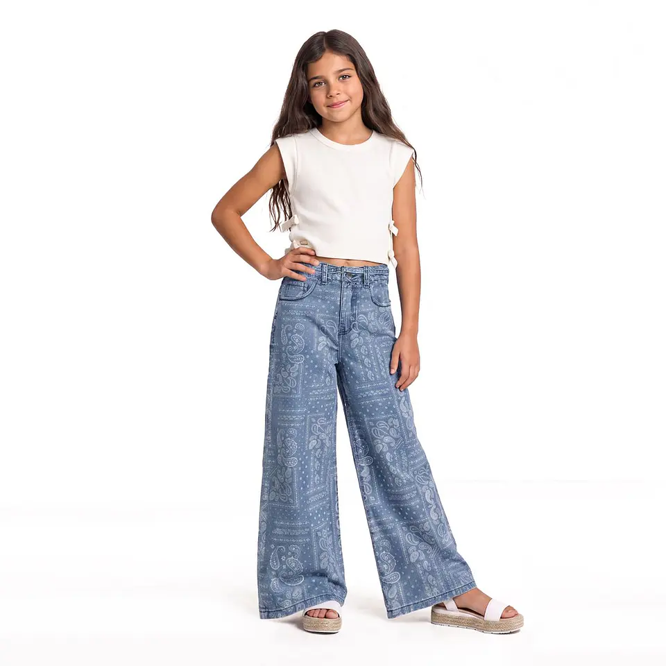 Jeans Ancho Niña Exception 2
