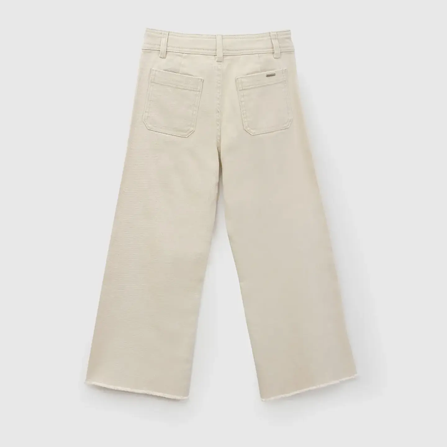 Pantalón gabardina culotte niña beige 34A a 1213A 1