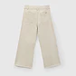 Pantalón gabardina culotte niña beige 34A a 1213A - Miniatura 1