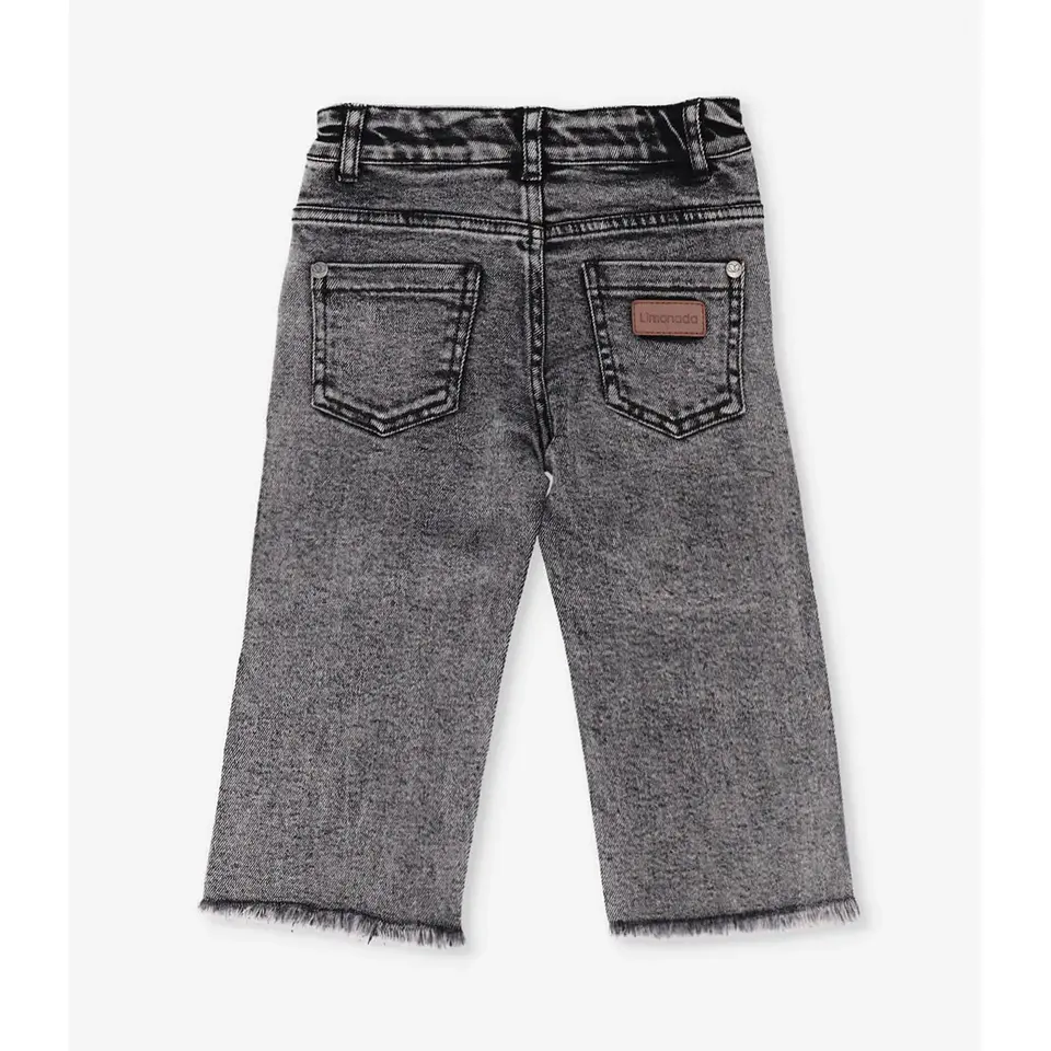 Jeans niña con lazos negro Limonada 2