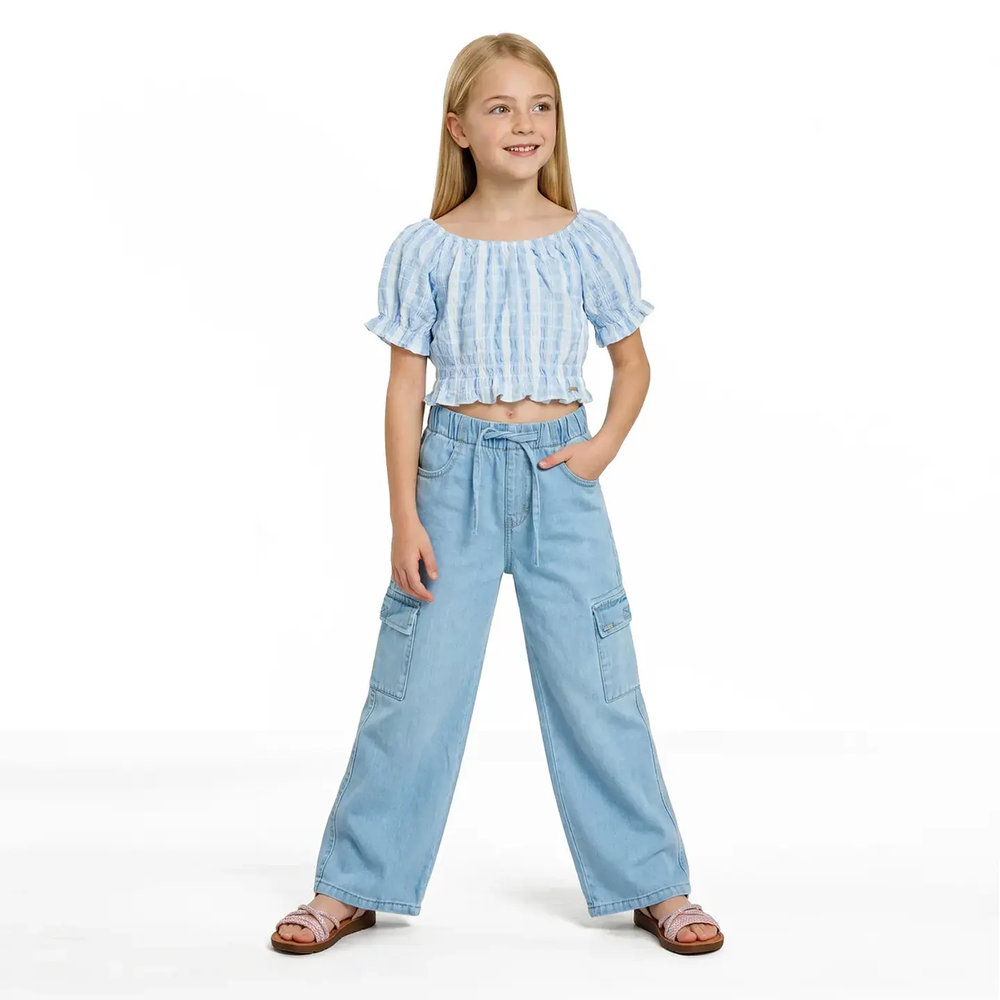 Jeans Ancho Niña Exception 2