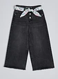 Jeans con Cinturón de Tela Estampado - Miniatura 2