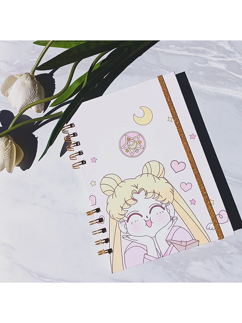Cuaderno A5 (Tapa Dura) Sailor Moon - 100 hojas cuadros 1