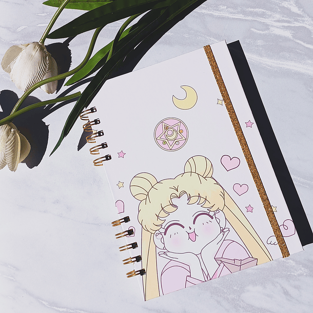 Cuaderno A5 (Tapa Dura) Sailor Moon - 100 hojas cuadros 1