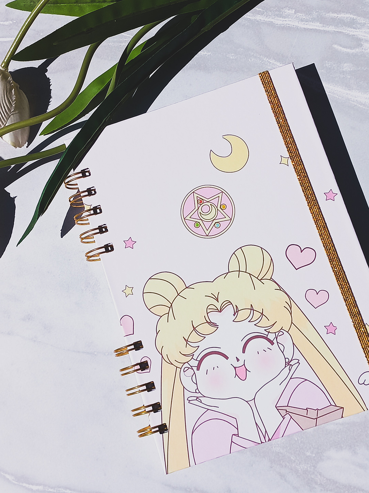 Cuaderno A5 (Tapa Dura) Sailor Moon - 100 hojas cuadros 1