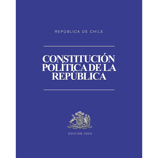 Constitución Política de la República (Tapa Termolaminada Carta) 