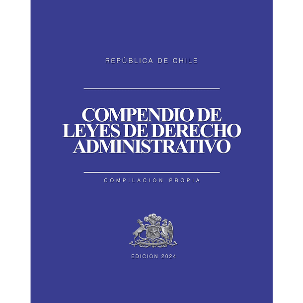 Compendio de Leyes de Derecho Administrativo (Tapa Dura A5) Edición 2024