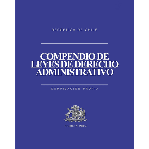 Compendio de Leyes de Derecho Administrativo (Tapa Termolaminada Carta) Edición 2024