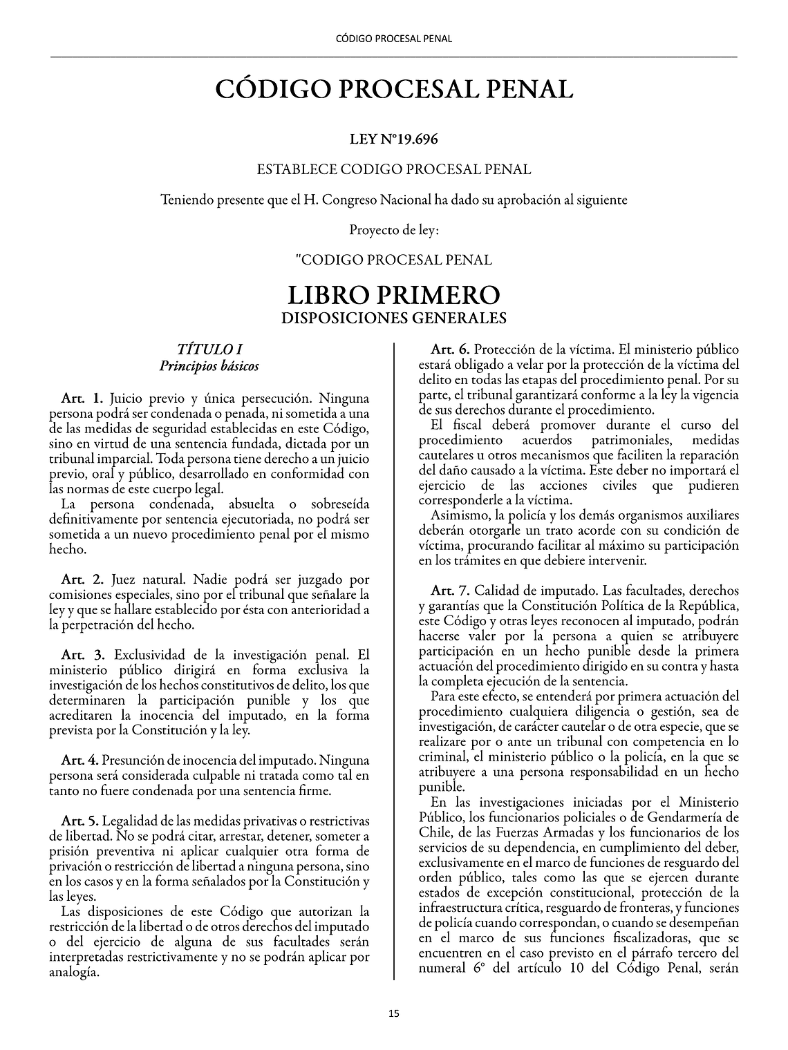 Código Procesal Penal + Apéndice (Tapa Dura Carta)  3