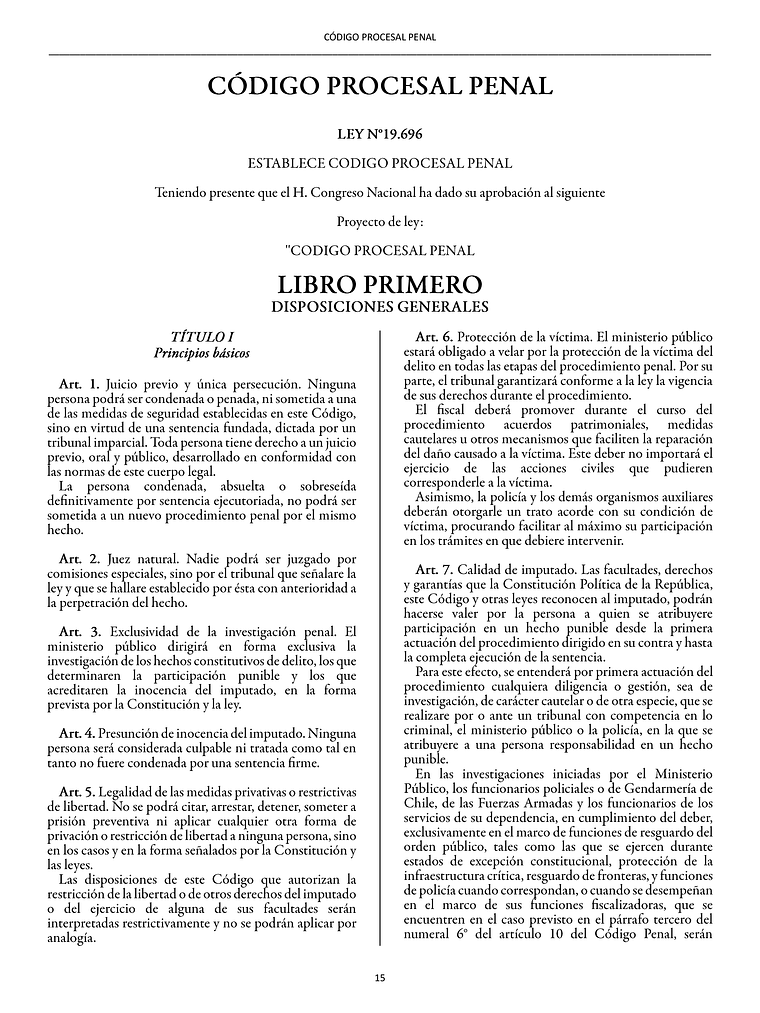 Código Procesal Penal + Apéndice (Tapa Dura Carta)  3