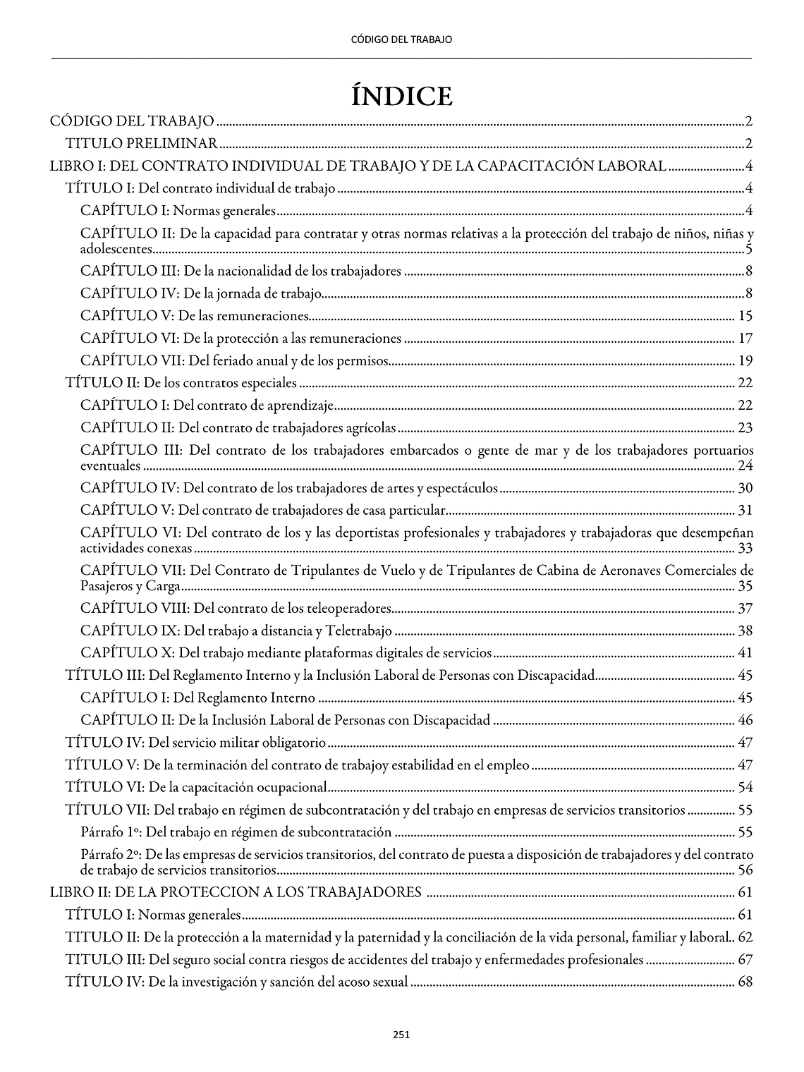 Código del Trabajo + Apéndice (Tapa Dura Carta)  4