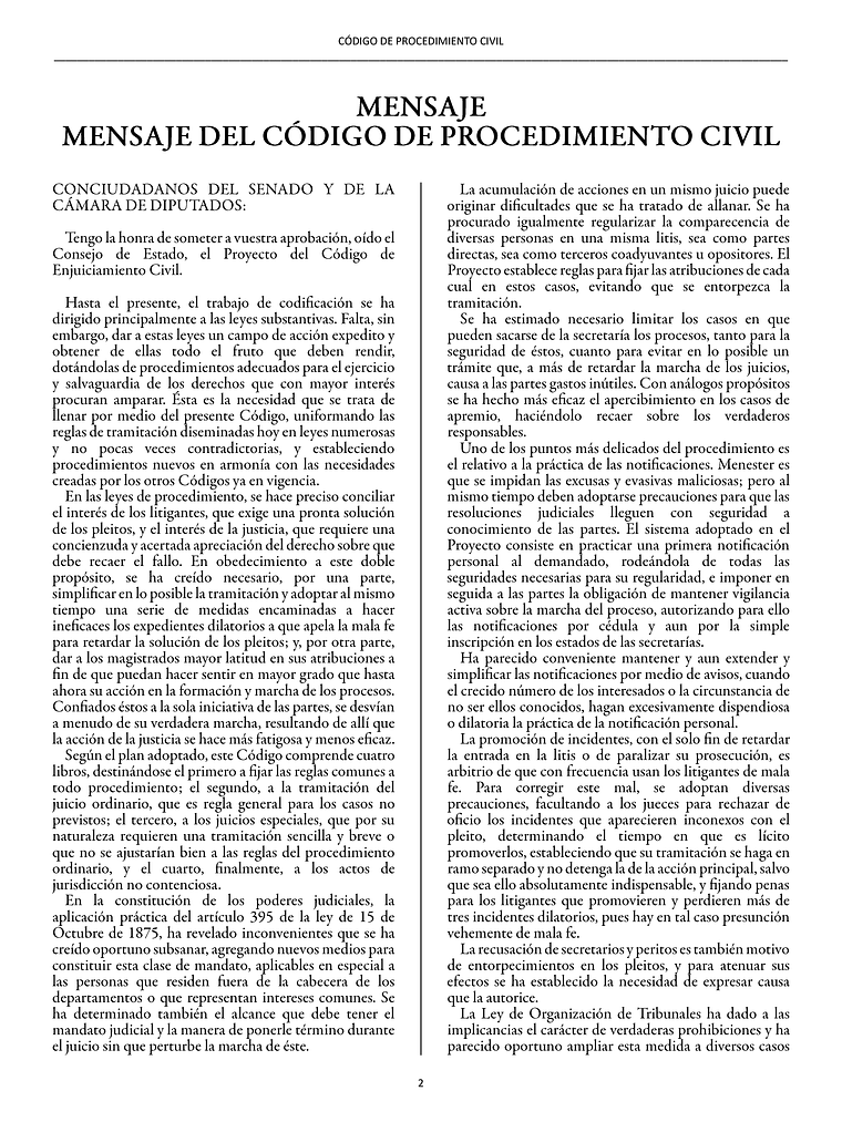 Código de Procedimiento Civil + Apéndice (Tapa Dura) 2