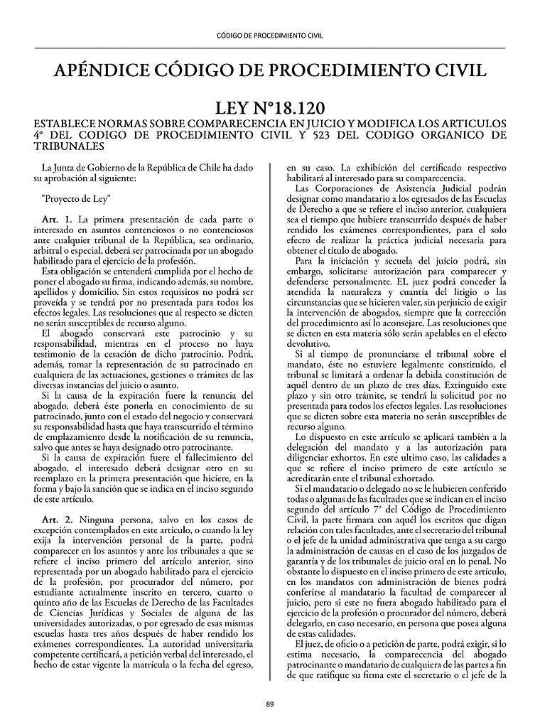 Código de Procedimiento Civil + Apéndice (Tapa Dura) 4