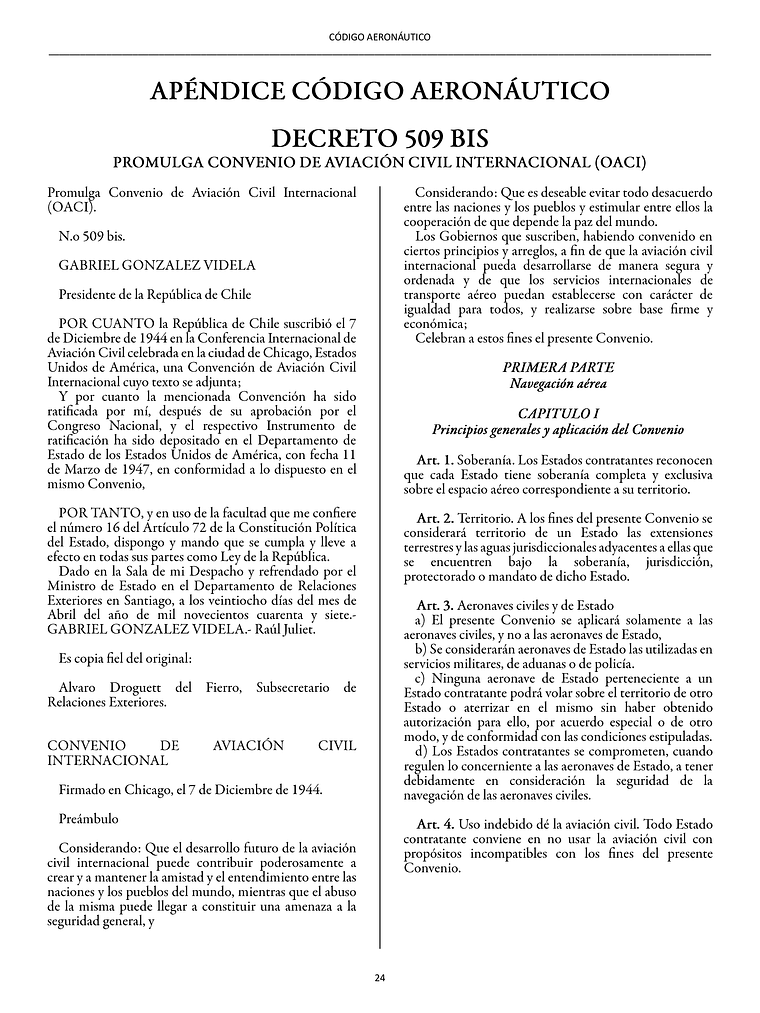 Código Aeronáutico + Apéndice (Tapa Dura Carta) 4