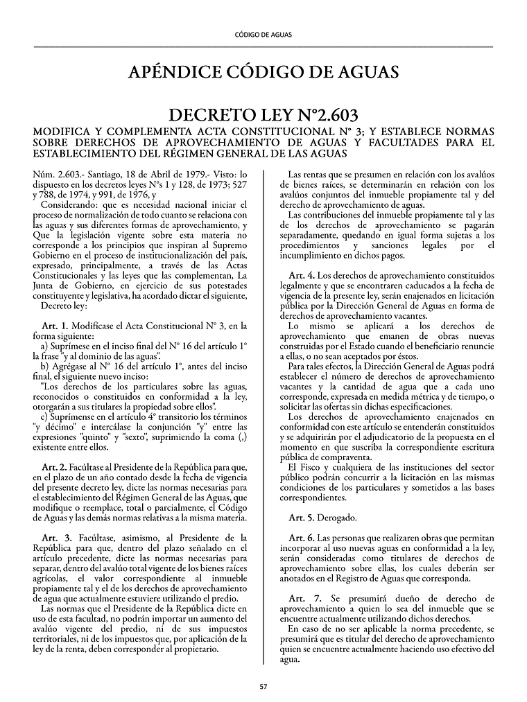 Código de Aguas + Apéndice (Tapa Dura Carta) 3