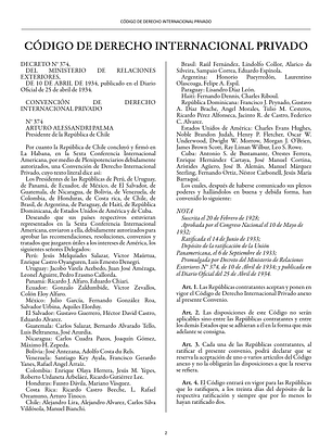 Código de Derecho Internacional Privado + Apéndice (Tapa Dura Carta)