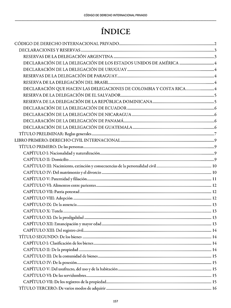 Código de Derecho Internacional Privado + Apéndice (Tapa Dura Carta) 4