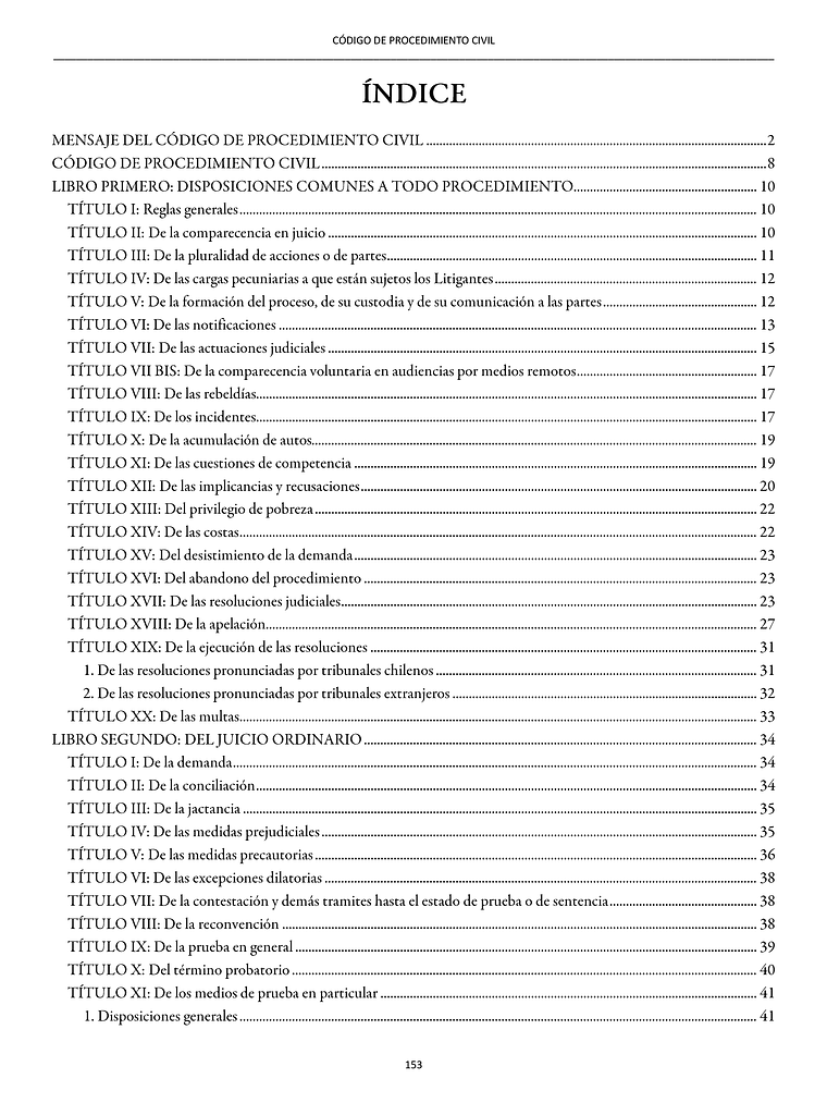 Código de Procedimiento Civil (Tapa Dura A5)  3