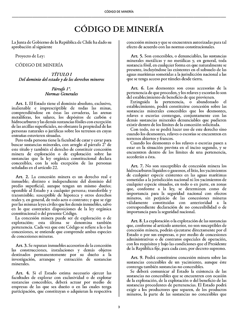 Código de Minería (Tapa Dura A5)  2