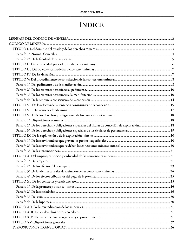 Código de Minería (Tapa Termolaminada Carta)  3