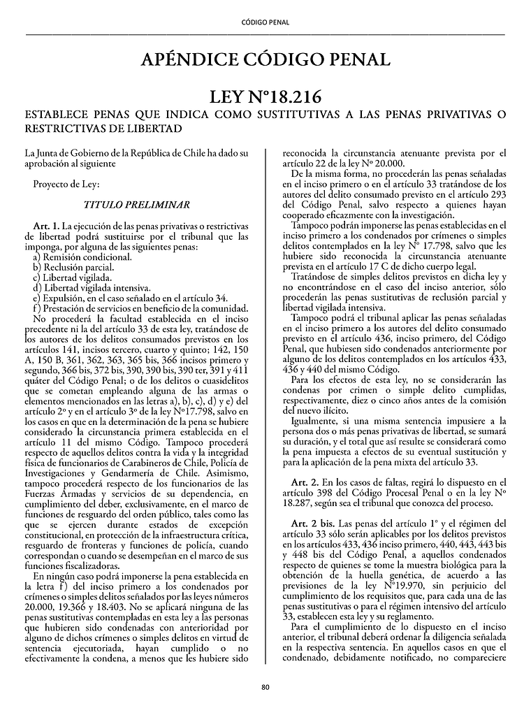 Código Penal + Apéndice (Tapa Dura Carta)  4