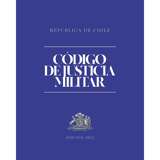 Código de Justicia Militar + Apéndice (Tapa Dura Carta)