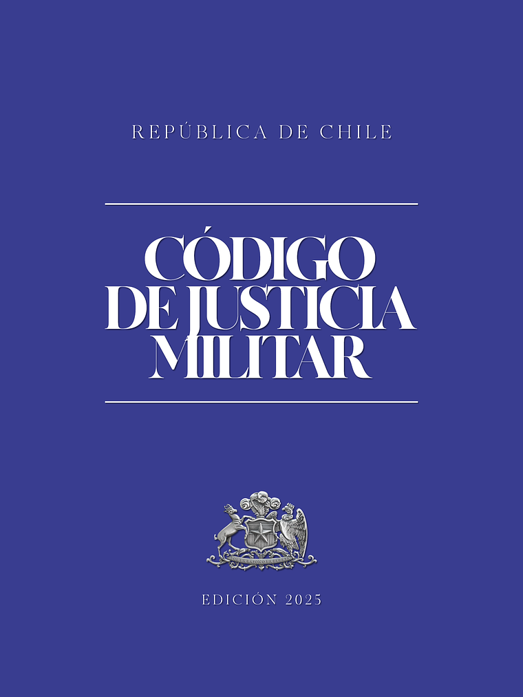 Código de Justicia Militar (Tapa Termolaminada Carta)  1