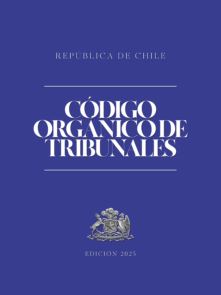 Código Orgánico de Tribunales (Tapa Dura A5) 1