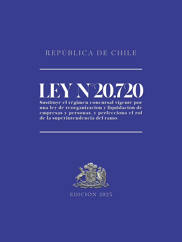 Ley N°20.720 (Tapa Dura A5)  1