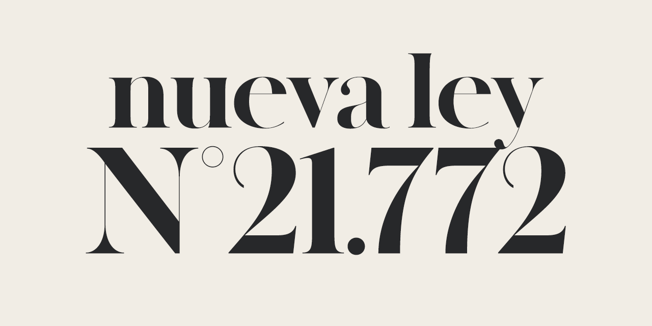 Ley N°21.772