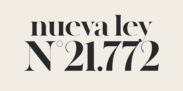 Ley N°21.772