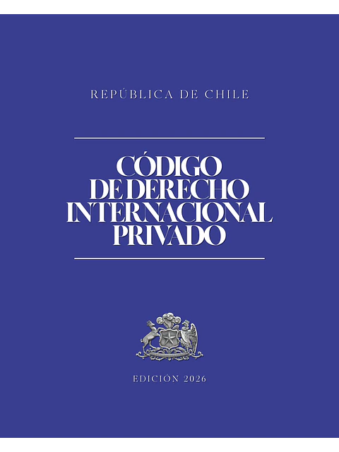 Código de Derecho Internacional Privado (Tapa Dura A5) 1
