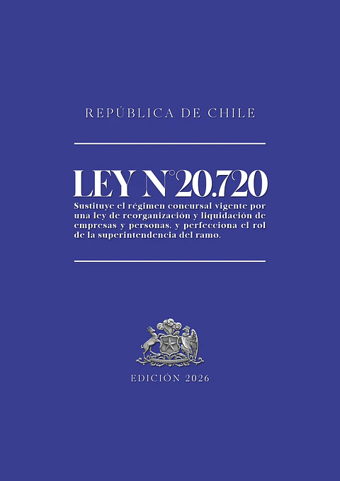 Ley N°20.720 (Tapa Dura A5) 