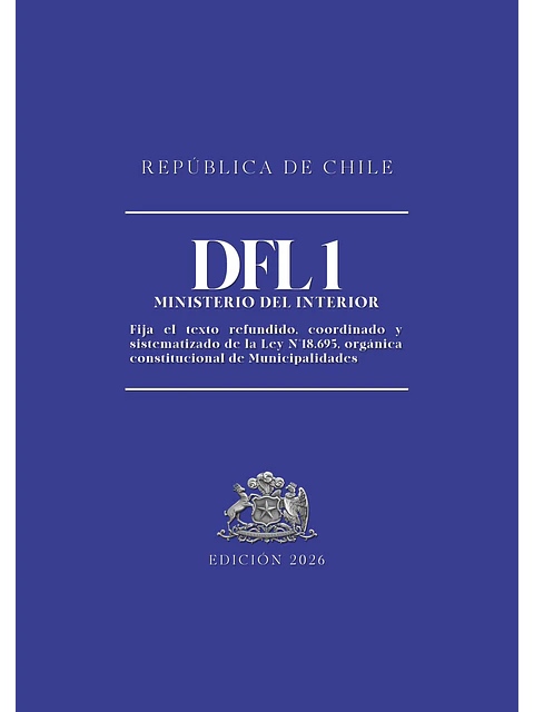 DFL 1 - Ley N°18.695 (Tapa Dura A5)  1