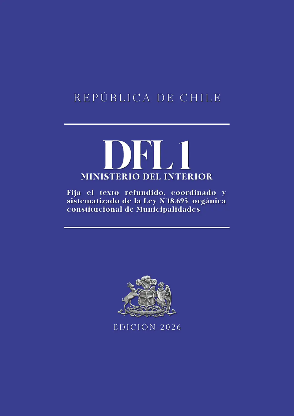 DFL 1 - Ley N°18.695 (Tapa Dura A5)  1