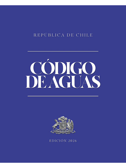 Código de Aguas (Tapa Termolaminada Carta)  1
