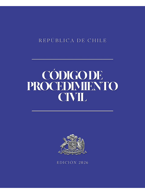 Código de Procedimiento Civil (Tapa Termolaminada Carta)  1