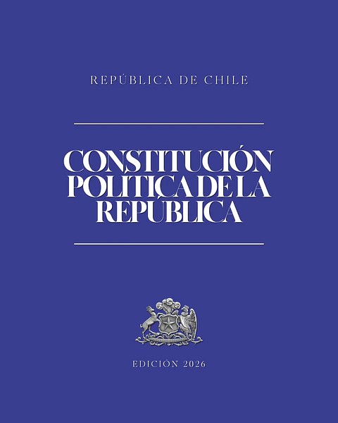 Constitución Política de la República (Tapa Termolaminada Carta) 