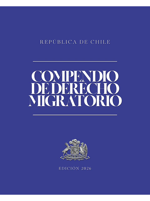 Compendio de Derecho Migratorio (Tapa Termolaminada Carta) 1
