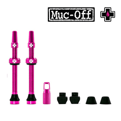 Muc-Off Tubeless Valve Kit 60mm/Pink MUC-OFF