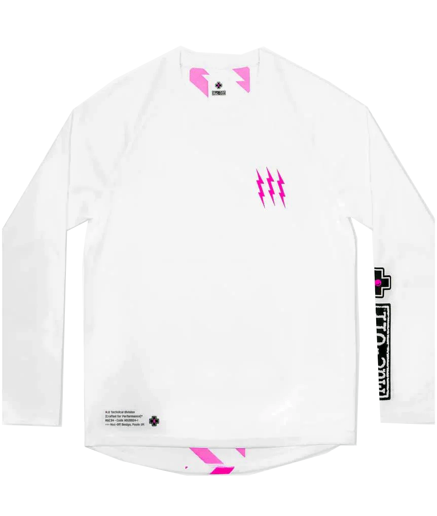 JERSEY MANGA LARGA DE RIDERS BLANCO T/L (20489)