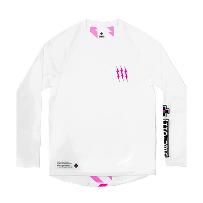 Muc-Off Long Sleeve Riders Jersery White L (20489)