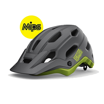 CASCO GIRO SOURCE MIPS MAT BLACK/ANODIZED LIME T/M GIRO