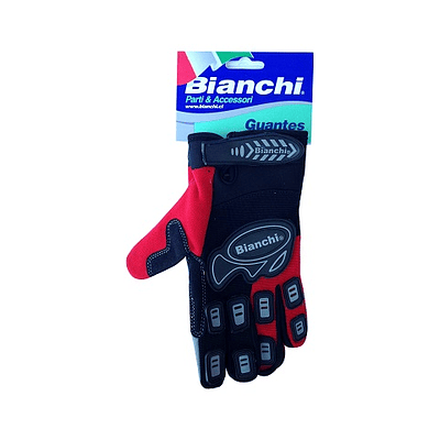 Guante Bianchi Mtb Gel Full Finger Rojo T/L BIANCHI